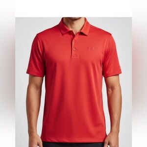 Under Armour Classic Red Polo Shirt